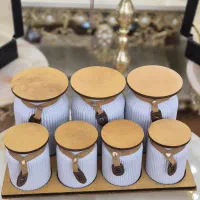 جا ادویه ای ست ۷ تیکه کارخانه (دنیای برنز رمانتیک)|میز و صندلی غذاخوری|کرمانشاه, |دیوار