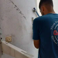 نصب انواع کولر اسپیلت|خدمات پیشه و مهارت|رشت, حمیدیان|دیوار