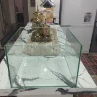 باکس شیشه ای واندازه 37 در37 ارتفاع 27 نو
