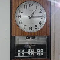 ساعت دیواری کلکسیونی عتیقه قدیمی ذره‌بین 110 ساله