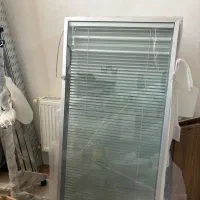 دوعدد پنجره دوجداره المینیومی با کرکره داخلی