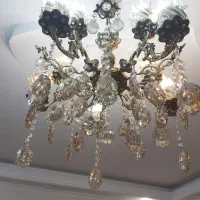 لوستر برنجی سنگین