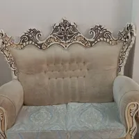 مبل ۷ نفره ، میز ناهارخوری، آیینه و شمعدون، بوفه|مبلمان خانگی و میز عسلی|گلستان (تهران), |دیوار