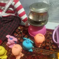عروسک ، توپ ، کیف ، قالمه بازی جغجغه|اسباب‌بازی بچه|مشهد, هفت تیر (حافظ)|دیوار