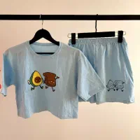 ست کراپ شورتک آووکادو|لباس|کرمان, |دیوار