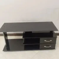 میز  تلویزیون.  بلوری.  مدل مکس.    شیشه.  نشکن