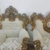 مبلمان سلطنتی شیپوری در حد نو|مبلمان خانگی و میز عسلی|ایوان, |دیوار