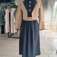 مانتو دو تیکه شومیزسارافون خنک(خریدی بدون پول)