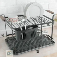 آبچکان  جاظرفی کنار سینگ دوطبقه ای فلزی|آب‌چکان و نظم‌دهنده ظروف|تهران, امام حسین|دیوار