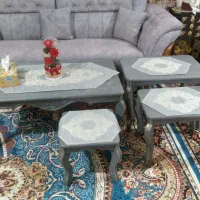 یک جلو مبلی و سه تا میز عسلی با تخفیف ویژه|مبلمان خانگی و میز عسلی|زاهدان, |دیوار