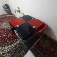 میز شیشه ای ۴نفره نهارخوری