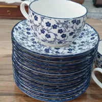 سرویس چای خوری گل آبی ترند