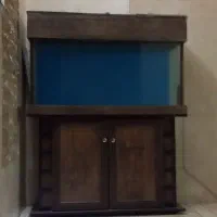 اکواریم نو با تمام وسایل برقی ،تزئینی و کمد