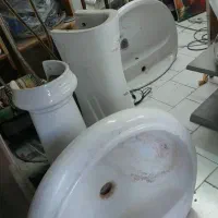 رو شوی چینی سالم باپایه زیر بدون شیر