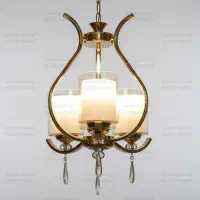 لوستر مدرن اشپزخانه و اتاق آویز یلدا چهار شعله