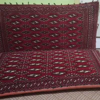 فروش ۴ عدد پشتی دست بافت ترکمن سالم