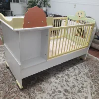 تخت نوزاد هم نوجوان|تخت و سرویس خواب|سنندج, |دیوار