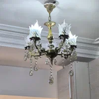 لوستر برنز 12شعله و پنج شعله