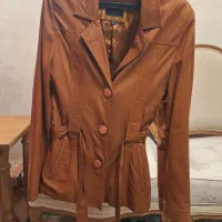 پالتو کتی چرم زنانه