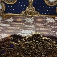 تخت دونفره چوب راش|تخت و سرویس خواب|تهران, ارم|دیوار