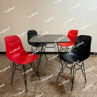 میز و صندلی ناهارخوری پایه گلدانی فلزی سنگی کد۲۳۴۶|میز و صندلی غذاخوری|کرج, اصفهانی‌ها|دیوار