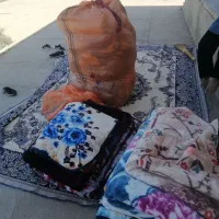 پتو گل برجسته 2تکه ساده وطرح دار ونوزادی|رختخواب، بالش، پتو|سمنان, |دیوار