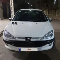 پژو ۲۰۶ مدل ۹۶ در حد صفر کارمندی بسیار سالم