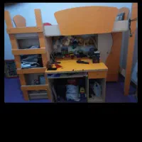 تخت و کمد|تخت و سرویس خواب|میانه, |دیوار