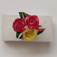 ست کامل زیورآلات گل چینی طرح گل رز|بدلیجات|زاهدان, |دیوار