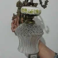 لوستر تکی ۸۰ساله برنجی|لوستر و چراغ آویز|شیراز, فرودگاه شهید دستغیب شیراز|دیوار