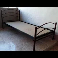 تخت فلزی یک نفره دونفره سربازی دوطبقه دانشجویان|تخت و سرویس خواب|مشهد, عامل|دیوار