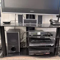 میز تلویزیون شیشه ای