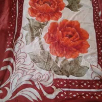 دو عدد پتو گلباف نو با ساک