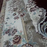 دوعددفرش ماشینی ۹ متری فیروزه ای