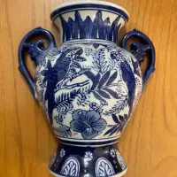 گلدان تزیینی قلم ابی