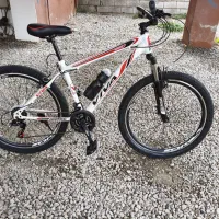 دوچرخه 26 اورسایز کمک دار رنگ سفید|دوچرخه، اسکیت، اسکوتر|نور, |دیوار