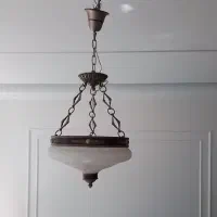 لوستر برنزی و دیوار کوب