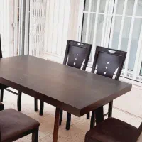 میز صندلی شش نقره کم کار