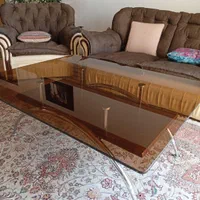 یک دست مبلمان هفت نفره میز شیشه ای|مبلمان خانگی و میز عسلی|تهران, ده‌ونک|دیوار