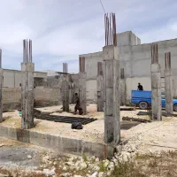 زمین بردستان ۲۹۰متری دو بر فونداسیون و ستون اجرا