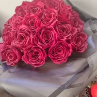 دسته گل زیبای ربانی  قرمز|گل مصنوعی|تهران, نیروی هوایی (پیروزی)|دیوار
