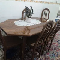 میز غذا خوری شش نفره|میز و صندلی غذاخوری|خمین, |دیوار