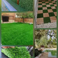 مستر چمن مصنوعی فنس چمنی برگی ترموود.ترمووال
