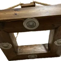 لوستر چوبی گردو