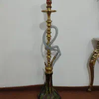 قلیان برنجی کلکسیونی با مهر آذر اوغلی سنگین وزن