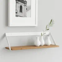 شبف دیواری شِوی مدل پایه بلند|کتابخانه، شلف، قفسههای دیواری|تهران, حکیمیه|دیوار