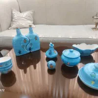 ظروق سفال آبی ،لاله جین همدان