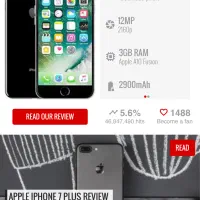 ایفون هفت پلاس کارکرده ولی تمیزه|موبایل|مشهد, عبادی|دیوار