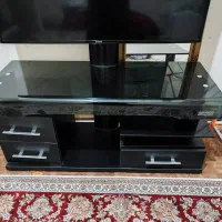 میز شیشه ای تلویزیون|میز تلویزیون|اهواز, کوی سعدی|دیوار