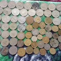 تعدادی سکه قدیمی|کلکسیون اشیاء عتیقه|بناب, |دیوار